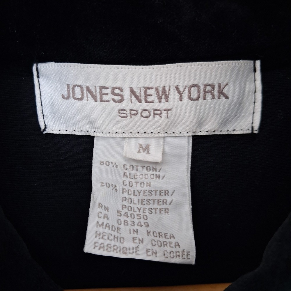 Jones New York Sport Womens Cotton Polyester Velvet Plaid Zip Up‎ Vest Pockets - Picture 5 of 9